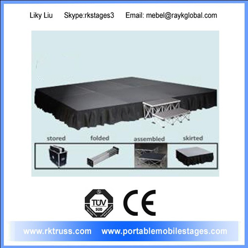 portable folding stage portable folding stage