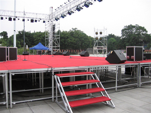 RK aluminum portable stage