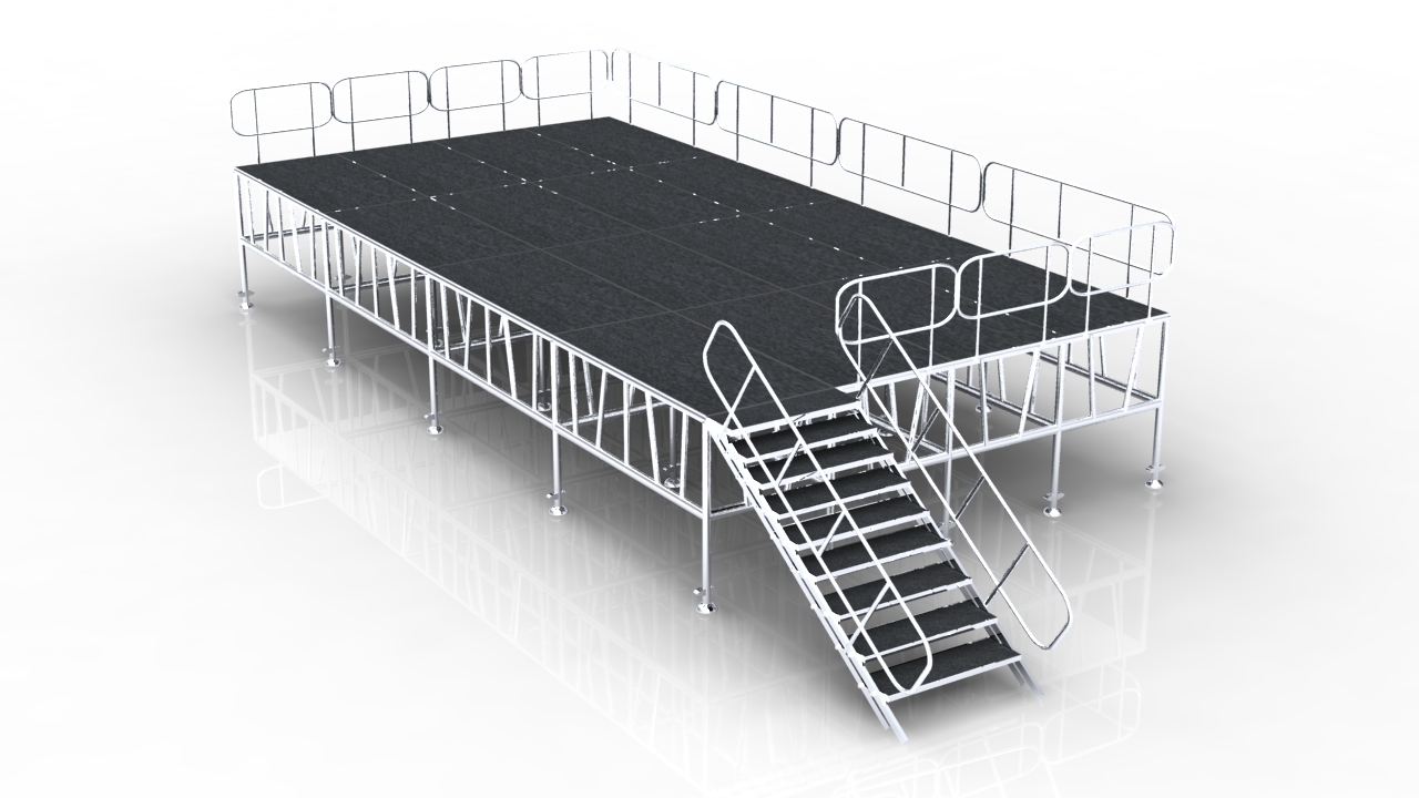 aluminum stage aluminum stage