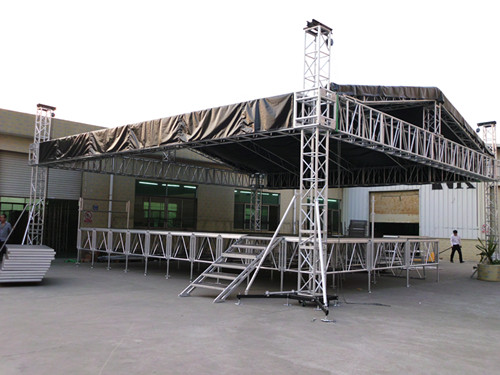 stage with roof truss stage with roof truss