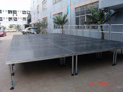 Portable stage for event Portable stage for event