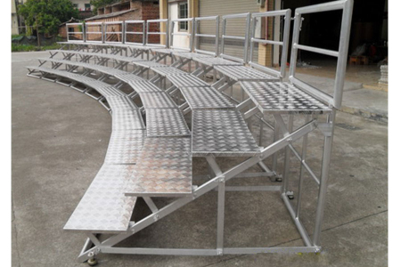 aluminum stage