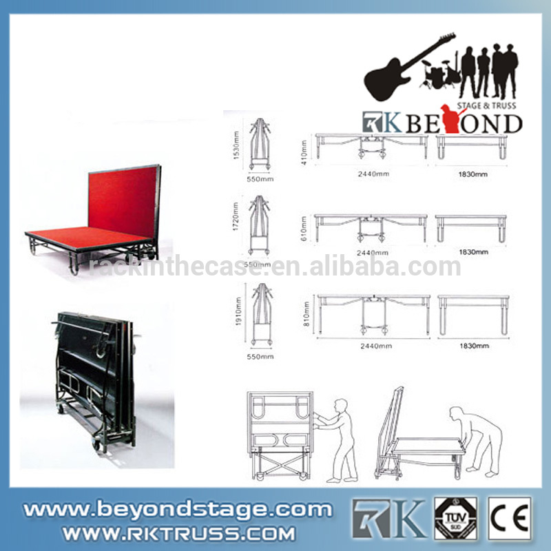 folding stage folding stage