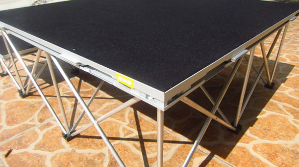 used portable stage