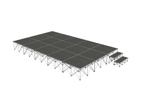 folding stage riser portable stage