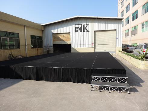 Stage skirts for portable stage.jpg Stage skirts for portable stage