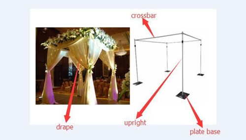 square pipe and drape square pipe and drape