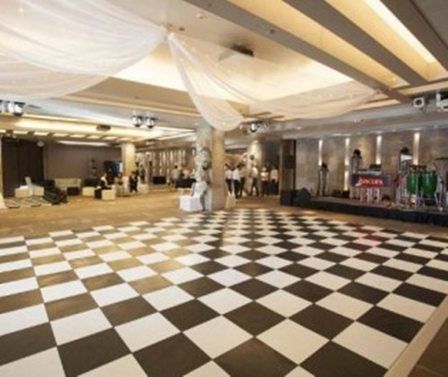 interlocking black and white dance floor interlocking black and white dance floor