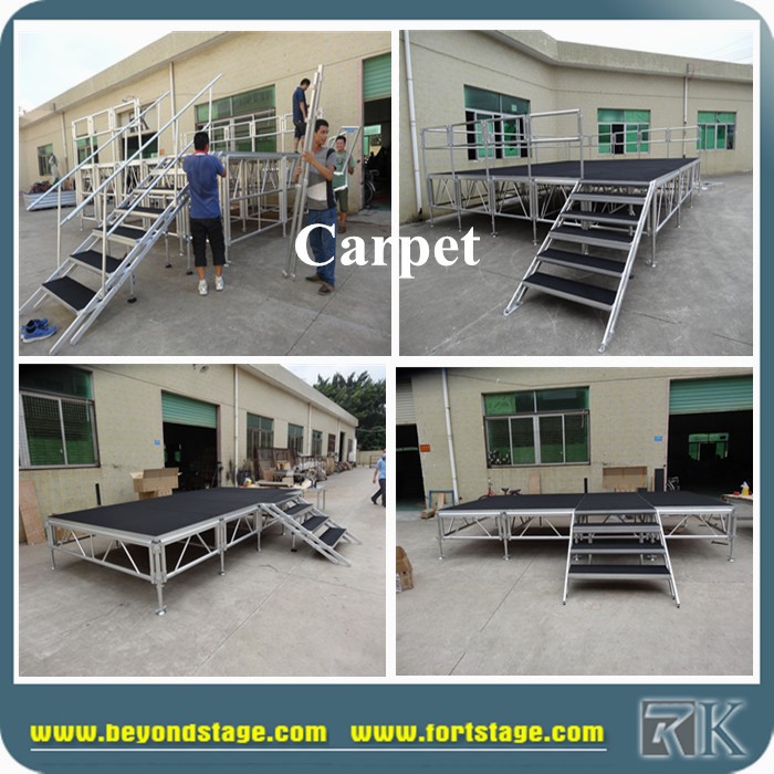 aluminum stage aluminum stage
