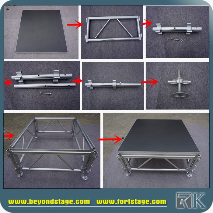aluminum stage aluminum stage