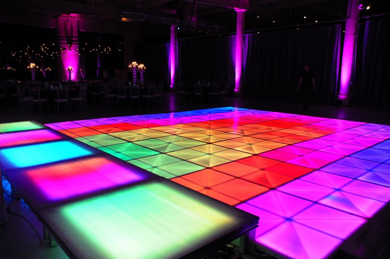 led dance floor