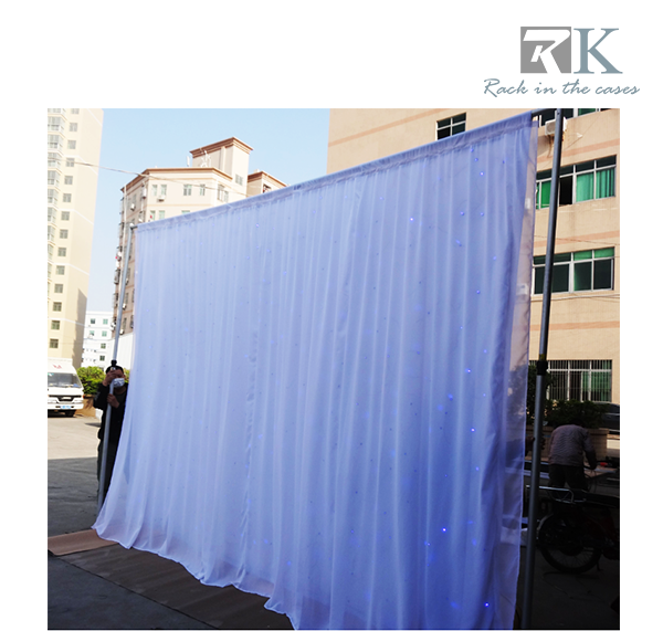 RK LED star pipe and drape